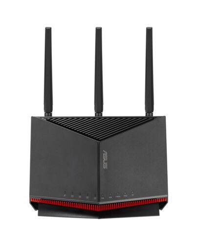 ASUS RT-BE86U wireless router 10 Gigabit Ethernet Dual-band (2.4 GHz / 5 GHz) Black 90IG08W0-MO9A0V