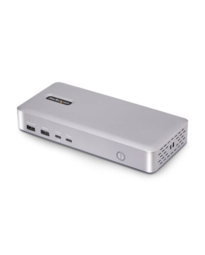StarTech.com USB4 Docking Station, USB-C 40Gbps, Dual Video HDMI, Up to 2x 4K 60Hz 4:4:4 (RGB) or 2x 4K 120Hz 4:2:2, Multi-Monitor Dock, 6x USB, 2.5GbE, 100W PD