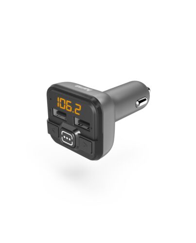 Hama 00014164 FM transmitter 87.6 - 107.9 MHz Cigar lighter Grey
