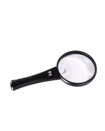 Hama Basic 90 LED magnifier 4x Black
