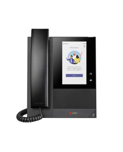 POLY CCX 400 Business Media Phone for Microsoft Teams and PoE-enabled