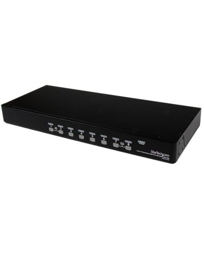 StarTech.com 8 Port 1U Rackmount USB PS/2 KVM Switch with OSD SV831DUSBGB