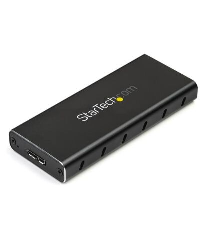 StarTech.com M.2 SSD Enclosure for M.2 SATA SSDs - USB 3.1 (10Gbps) with USB-C Cable