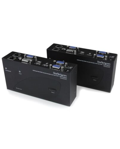 StarTech.com USB Dual VGA over Cat5 KVM Console Extender - 650 ft / 200m SV565DUTPU