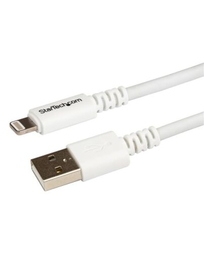 StarTech.com 3 m (10 ft.) USB to Lightning Cable - Long iPhone / iPad / iPod Charger Cable - Lightning to USB Cable - Apple MFi Certified - White
