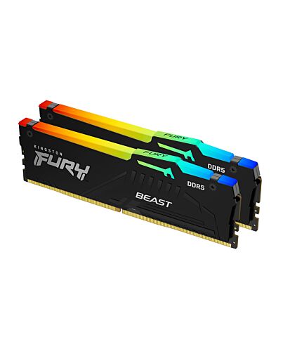 Kingston Technology FURY Beast 32GB 6000MT/s DDR5 CL36 DIMM (Kit of 2) RGB EXPO