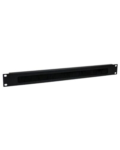 StarTech.com 1U High-density Brush Strip Cable Management Panel, Sturdy Steel Horizontal Data Centre Cable Organizer