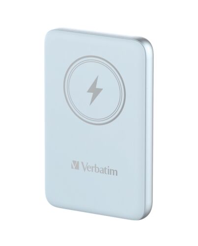 Verbatim Charge 'n' Go Magnetic Wireless Power Bank 10000mAh Blue