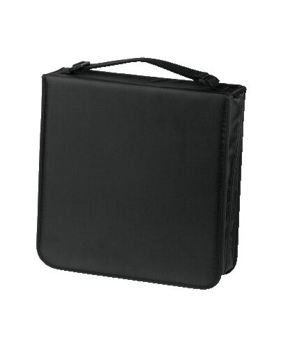 Hama CD Wallet Nylon 208, black 208 discs