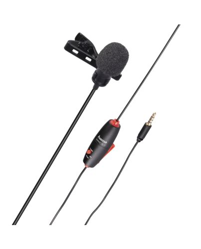 Hama Smart Black Clip-on microphone