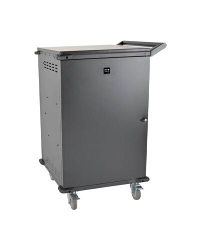 Tripp Lite CSCXB36AC Multi-Device Charging Cart, 36 AC Outlets, Chromebooks and Laptops, 230V, BS 1363, Black