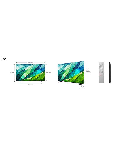 TCL 85C855K TV 2.16 m (85