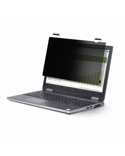 StarTech.com 15.6-inch 16:9 Flip-Up Privacy Screen with Touch, Anti-Glare Blue Light Filter, Laptop Monitor Screen Protector, +/- 30 Deg. View Angle