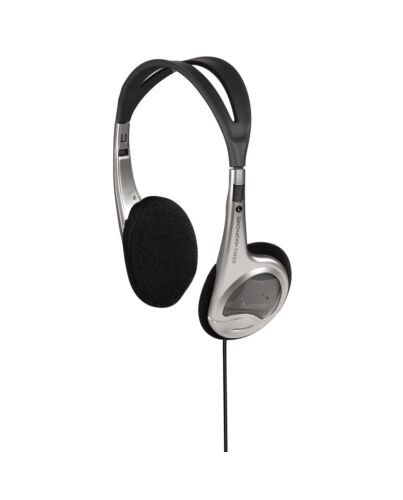 Hama HK-229 Headphones Wired Head-band Music Black, Silver