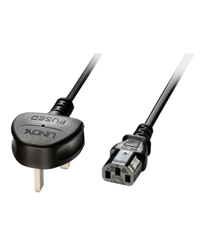 Lindy 2m UK to IEC C13 Mains Cable