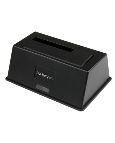 StarTech.com Single Bay USB 3.0 to SATA Hard Drive Docking Station, USB 3.0 (5 Gbps) Hard Drive Dock, External 2.5/3.5