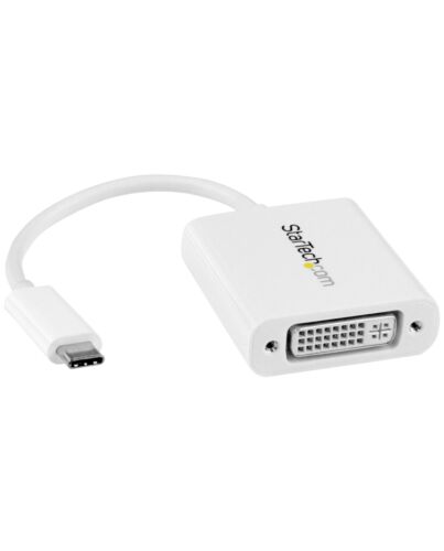 StarTech.com USB-C to DVI Adapter - White