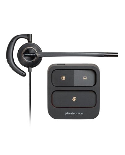 Poly EncorePro 530D with Quick Disconnect Discreet Digital Headset TAA