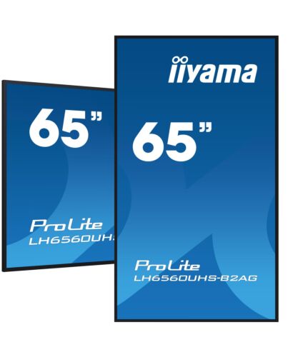 iiyama LH6560UHS-B2AG Signage Display Digital A-board 163.8 cm (64.5