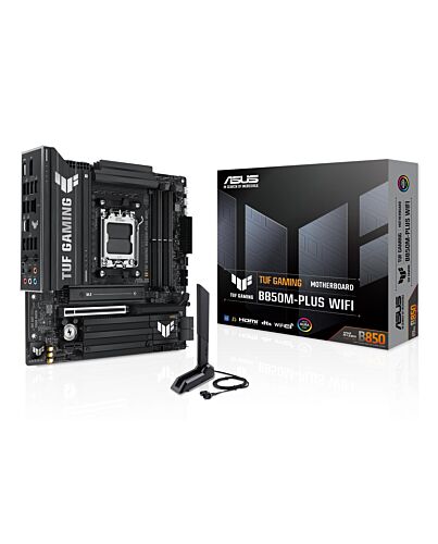 ASUS TUF GAMING B850M-PLUS WIFI AMD B850 Socket AM5 micro ATX 90MB1IY0-M0EAY0
