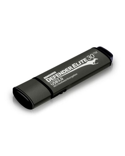 iStorage Kanguru Defender Elite30, Hardware Encrypted, Secure, SuperSpeed USB 3.0 Flash Drive, 512G