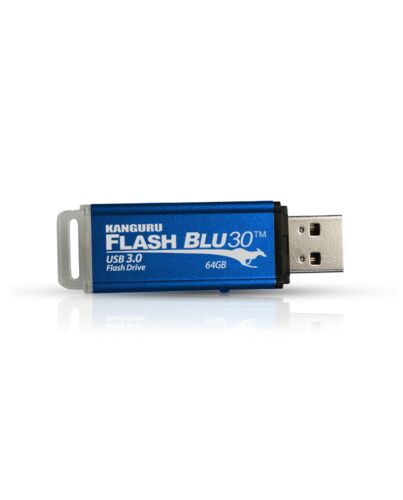 iStorage Kanguru FlashBlu30 with Physical Write Protect Switch SuperSpeed USB3.0 Flash Drive