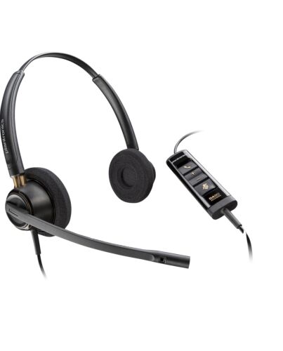 POLY EncorePro 525 Microsoft Teams Certified Stereo with USB-A Headset