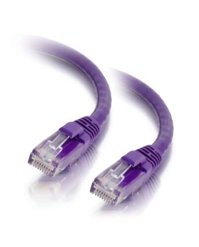 C2G 2m Cat5e Booted Unshielded (UTP) Network Patch Cable - Purple