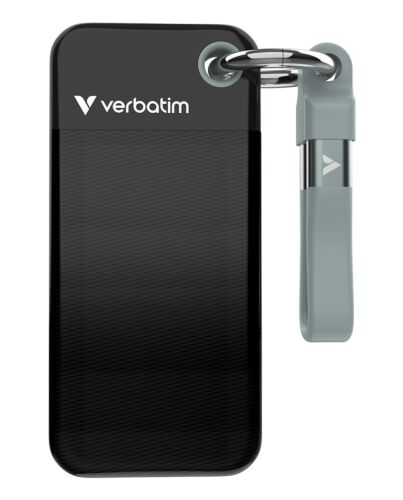 Verbatim Pocket SSD USB 3.2 Gen 2 1TB Black/Grey