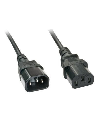 Lindy 2m C14 to C13 Extension Cable