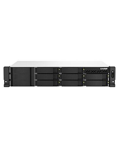 QNAP TS-873AeU-RP NAS Rack (2U) Ryzen Embedded V1500B 4 GB DDR4 0 TB QuTS hero Black
