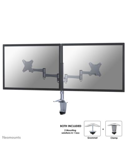 Neomounts FPMA-D1330DSILVER Monitor arm 10-27
