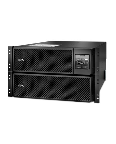 APC Smart-UPS On-Line SRT8KRMXLI - 8kW/VA, 6x C13 + 4x C19 + hardwire 1phase output, rack mountable, Embedded NMC