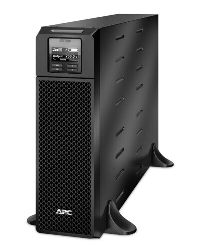APC Smart-UPS On-Line, 5kVA, Tower, 230V, 6x C13+4x C19 IEC outlets, Network Card+SmartSlot, Extended runtime, W/O rail kit