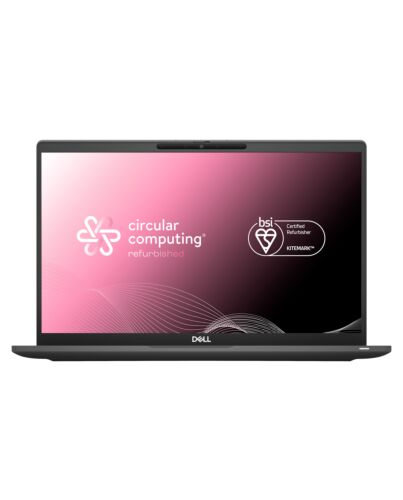 Circular Computing BSI certified Dell Latitude 7420 Refurbished Laptop, Intel Core i7 11th Gen, 16GB, 256GB SSD, 14