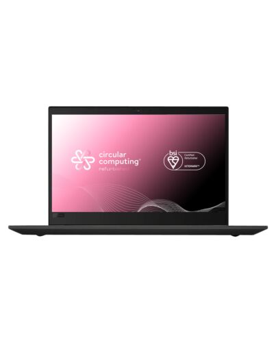 Circular Computing BSI certified Lenovo ThinkPad T580 Refurbished Laptop, Intel Core i5 8th Gen, 16GB, 256GB SSD, 15.6