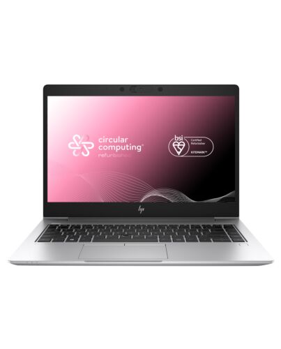 Circular Computing BSI certified HP EliteBook 840 G6 Refurbished Laptop, Intel Core i7 8th Gen , 16GB, 256GB SSD, 14” Full HD, Windows 11 Pro. The highest quality refurbished laptops in the world.