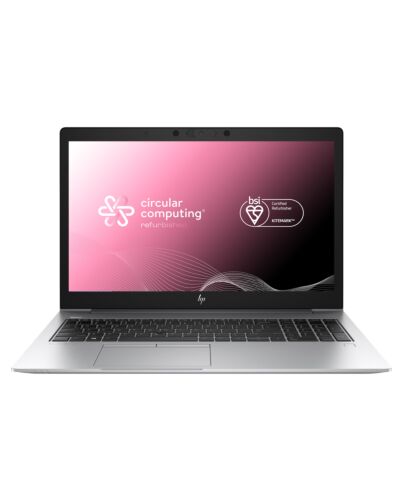 Circular Computing BSI  HP EliteBook 850 G6 Refurbished Laptop, Intel Core i5 8th Gen , 16GB, 256GB SSD, 15.6