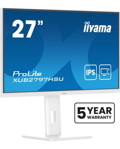 iiyama ProLite 27” IPS technology panel with height adjustable stand and 100Hz refresh rate