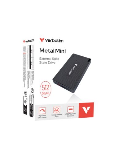 Verbatim Metal Mini SSD USB-C 3.Gen 2 512 GB 32030
