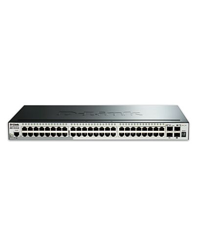 D-Link DGS-1510-52X network switch Managed L3 Gigabit Ethernet (10/100/1000) 1U Black