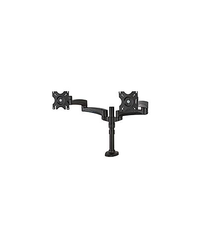 B-Tech Twin Flat Screen Desk Mount with Double Arms