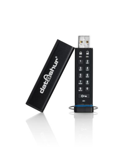iStorage datAshur 8 GB | Secure Flash Drive | FIPS 140-2 Level 3  |AES-CBC 256-bit Hardware Encryption | OS & Platform Independent | Type A IS-FL-DA-256-8