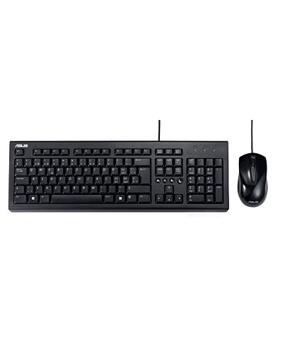 ASUS U2000 +MOUSE keyboard Mouse included Home USB QWERTY UK English Black