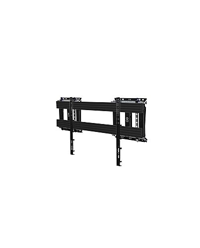 B-Tech Soft-Open Full Service Wall Mount for XXL Displays - Black