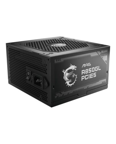 MSI MAG A850GL PCIE5 power supply unit 850 W 20+4 pin ATX ATX Black