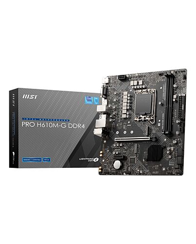 MSI PRO H610M-G DDR4 motherboard Intel H610 LGA 1700 micro ATX PRO H610M-G DDR4