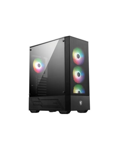 MSI MAG Forge 112R Midi Tower Black, Transparent
