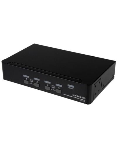 StarTech.com 4 Port USB DisplayPort KVM Switch with Audio