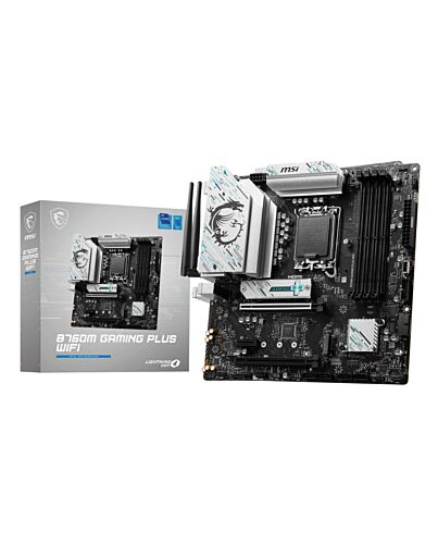 MSI B760M GAMING PLUS WIFI motherboard Intel B760 LGA 1700 micro ATX